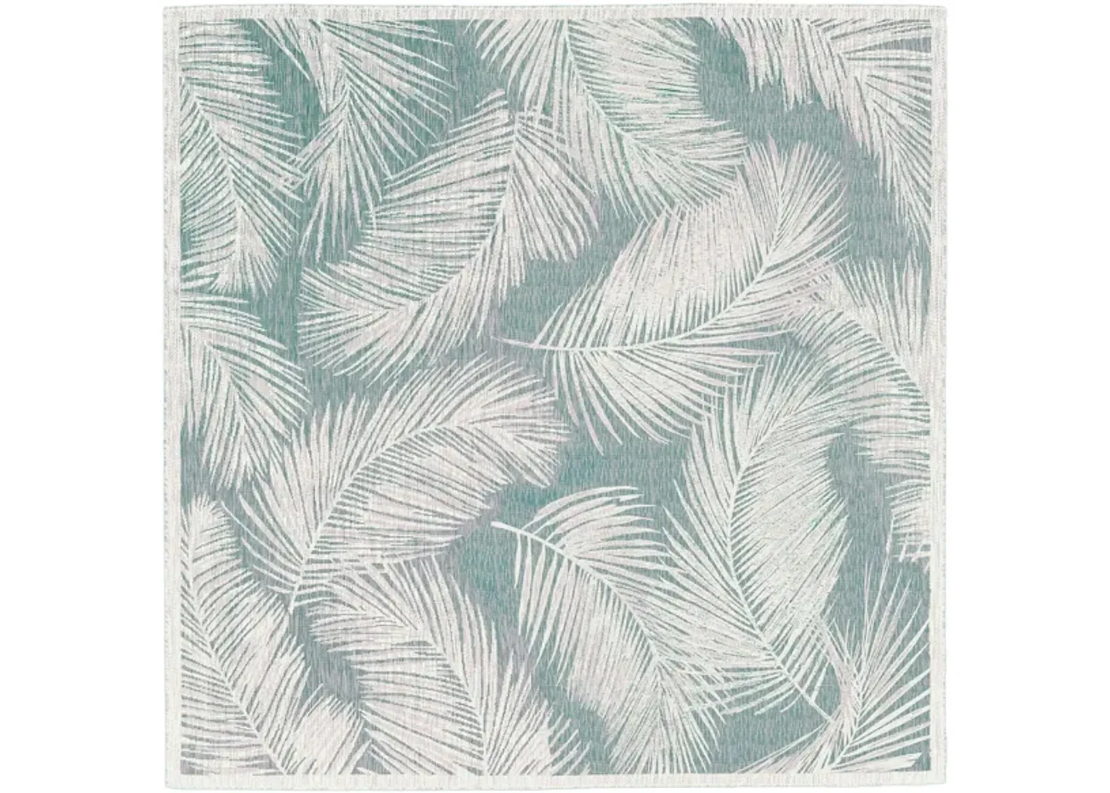 Carmel Fronds Rug in Aqua by Trans-Ocean Import Co Inc