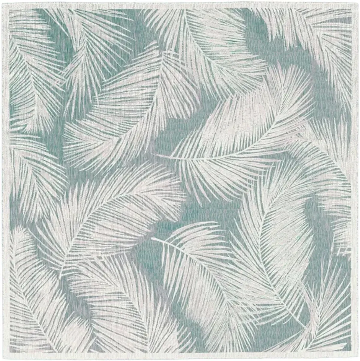 Carmel Fronds Rug in Aqua by Trans-Ocean Import Co Inc