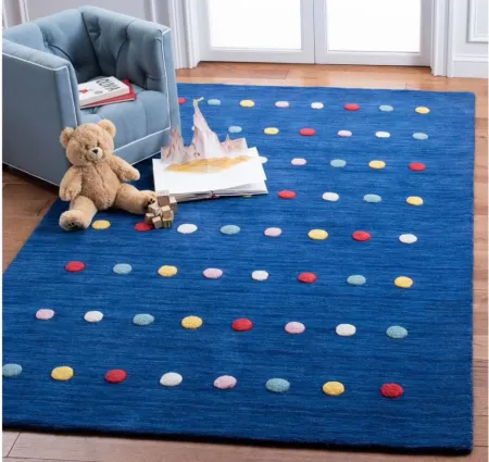 Avery Kid's Area Rug in Navy by Safavieh