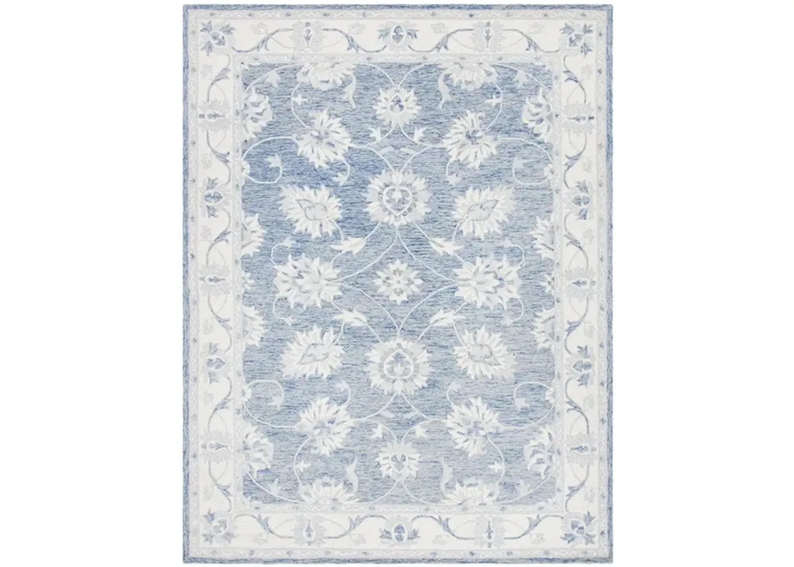 Katsuki Area Rug in Blue & Ivory by Safavieh