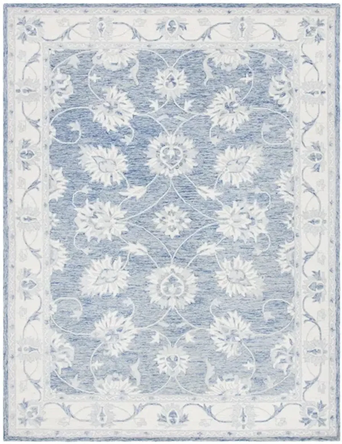 Katsuki Area Rug in Blue & Ivory by Safavieh