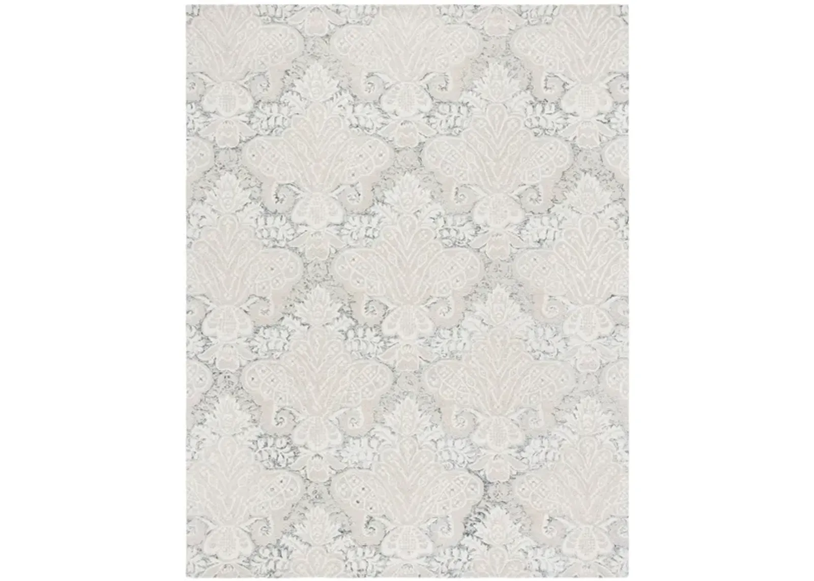 Nyneave Area Rug in Charcoal & Ivory by Safavieh