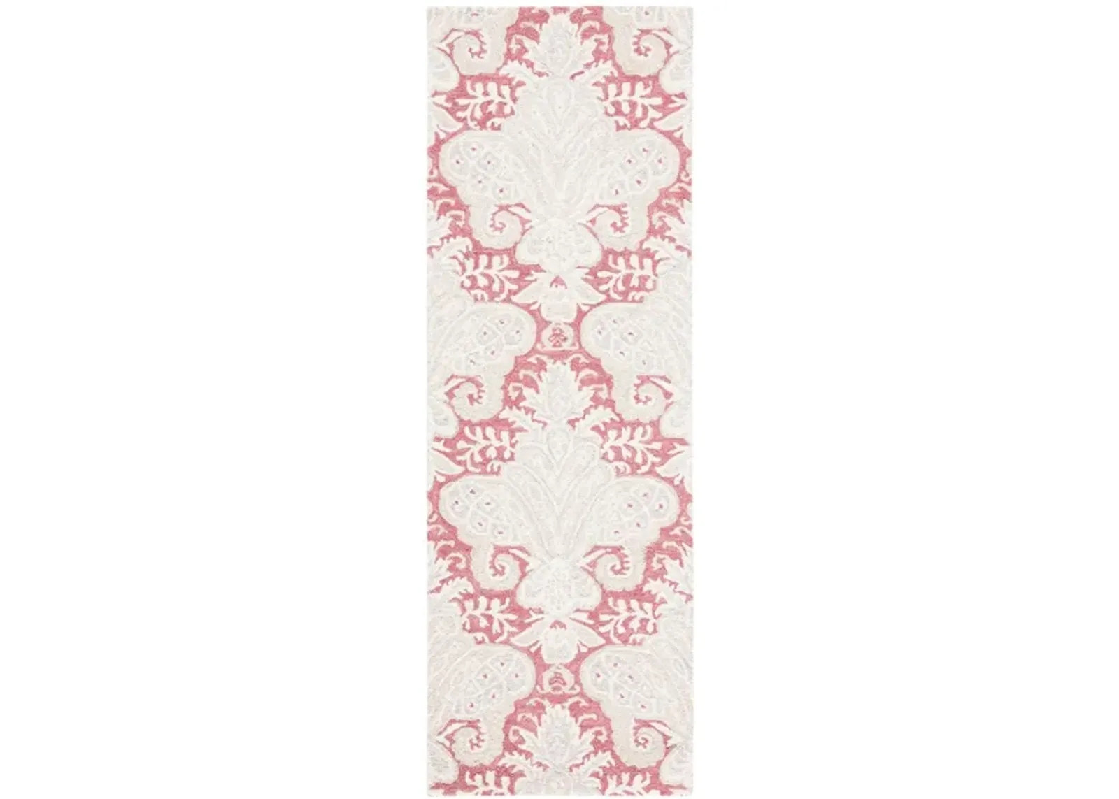 Nyneave Runner Rug in Pink & Beige by Safavieh