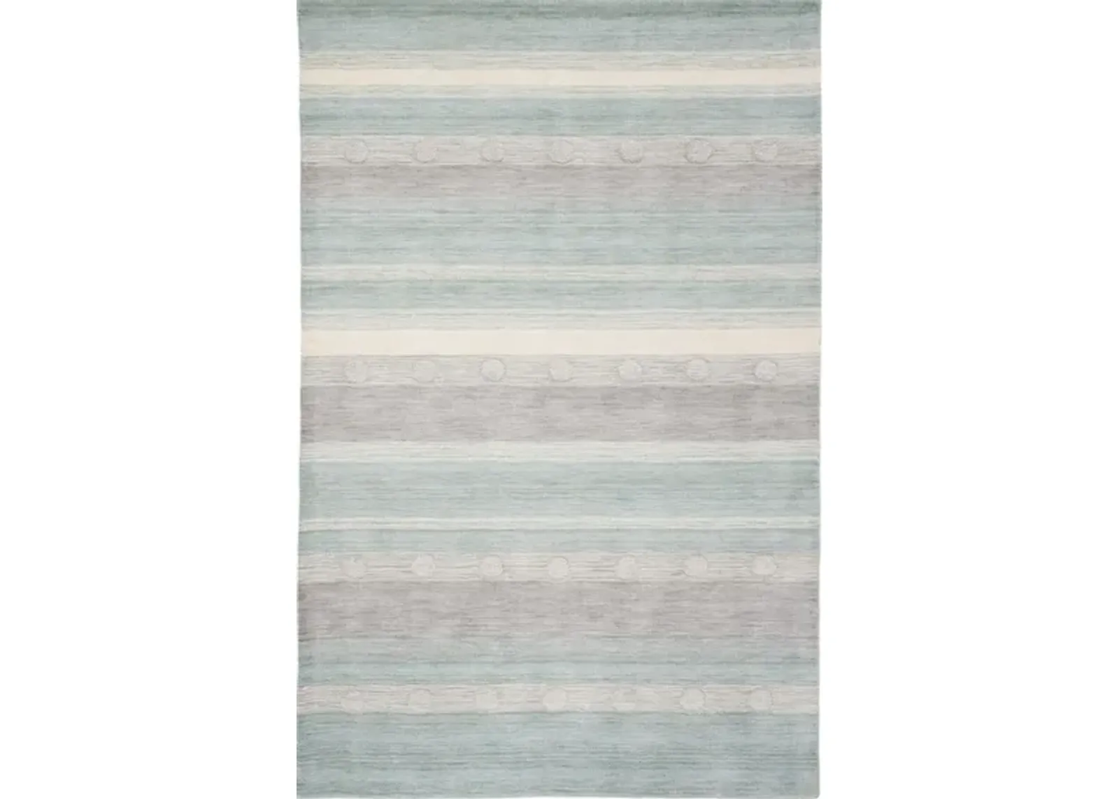 Glenna Kid's Area Rug in Aqua & Ivory by Safavieh