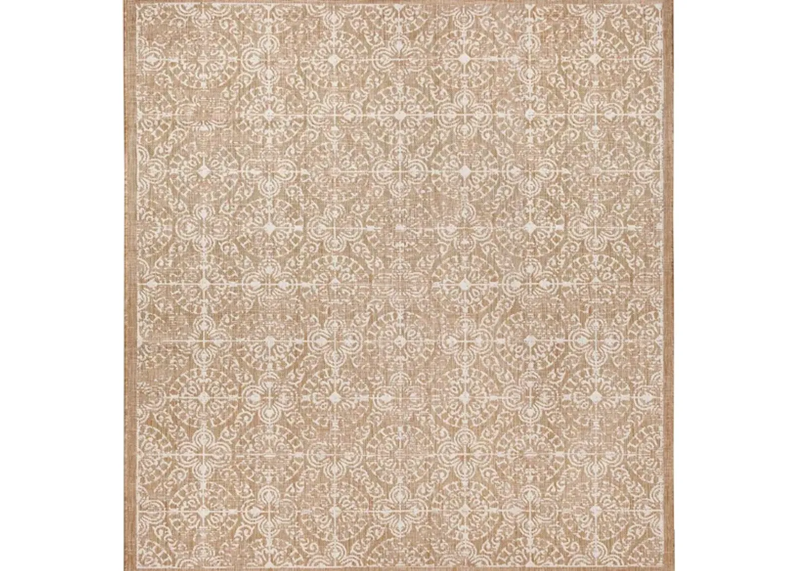 Carmel Antique Tile Rug in Sand by Trans-Ocean Import Co Inc