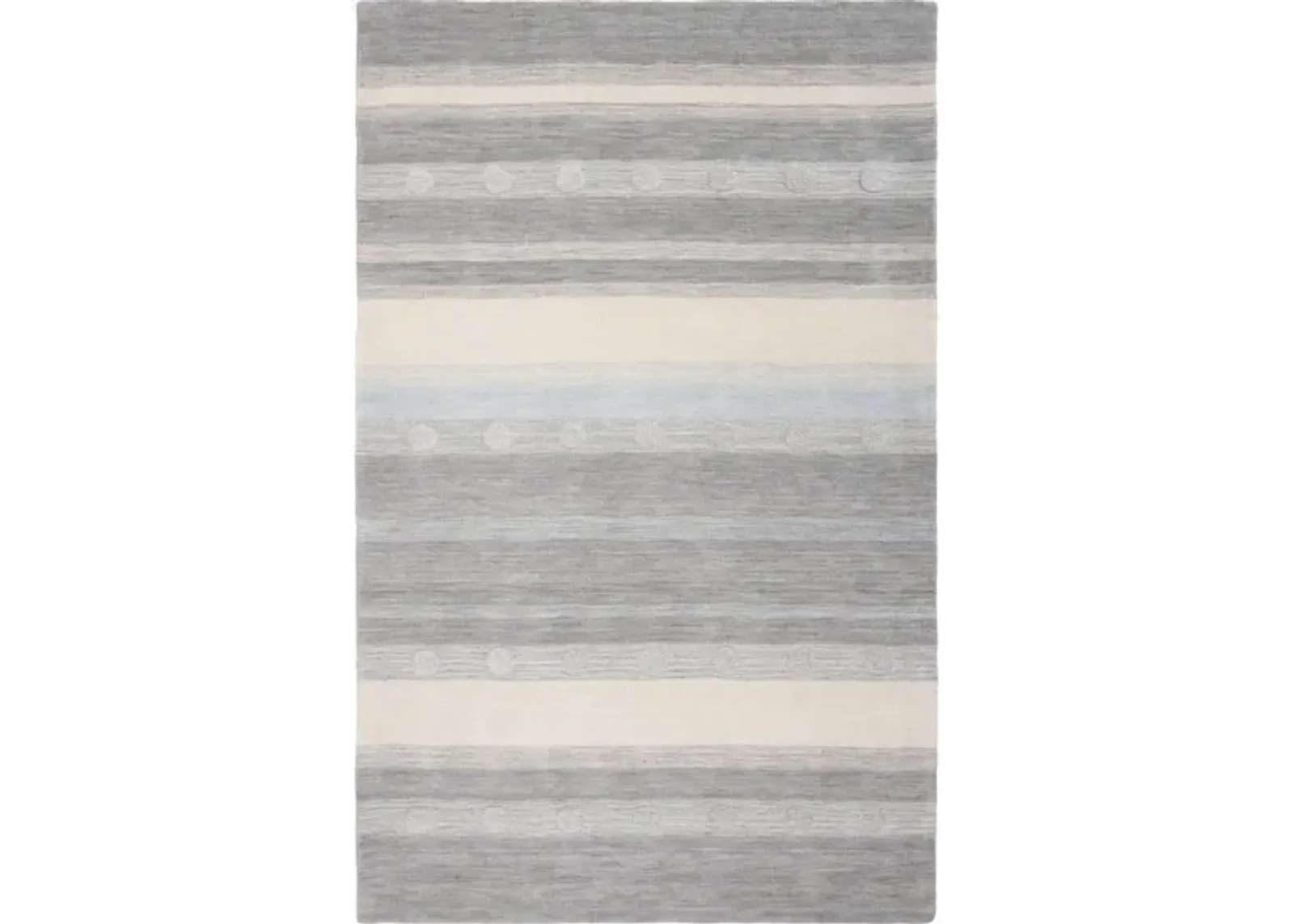 Glenna Kid's Area Rug in Grey & Ivory by Safavieh