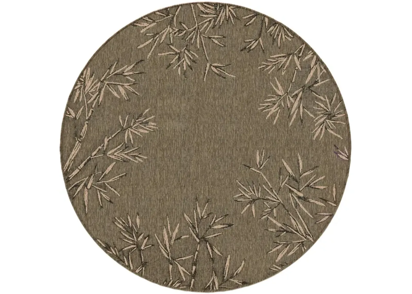 Carmel Bamboo Border Rug in Green by Trans-Ocean Import Co Inc