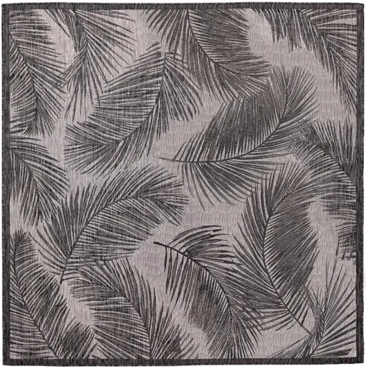 Carmel Fronds Rug in Black by Trans-Ocean Import Co Inc