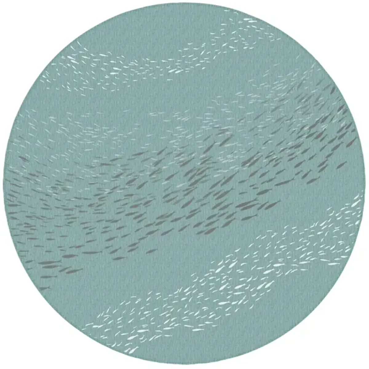 Carmel School Of Fish Rug