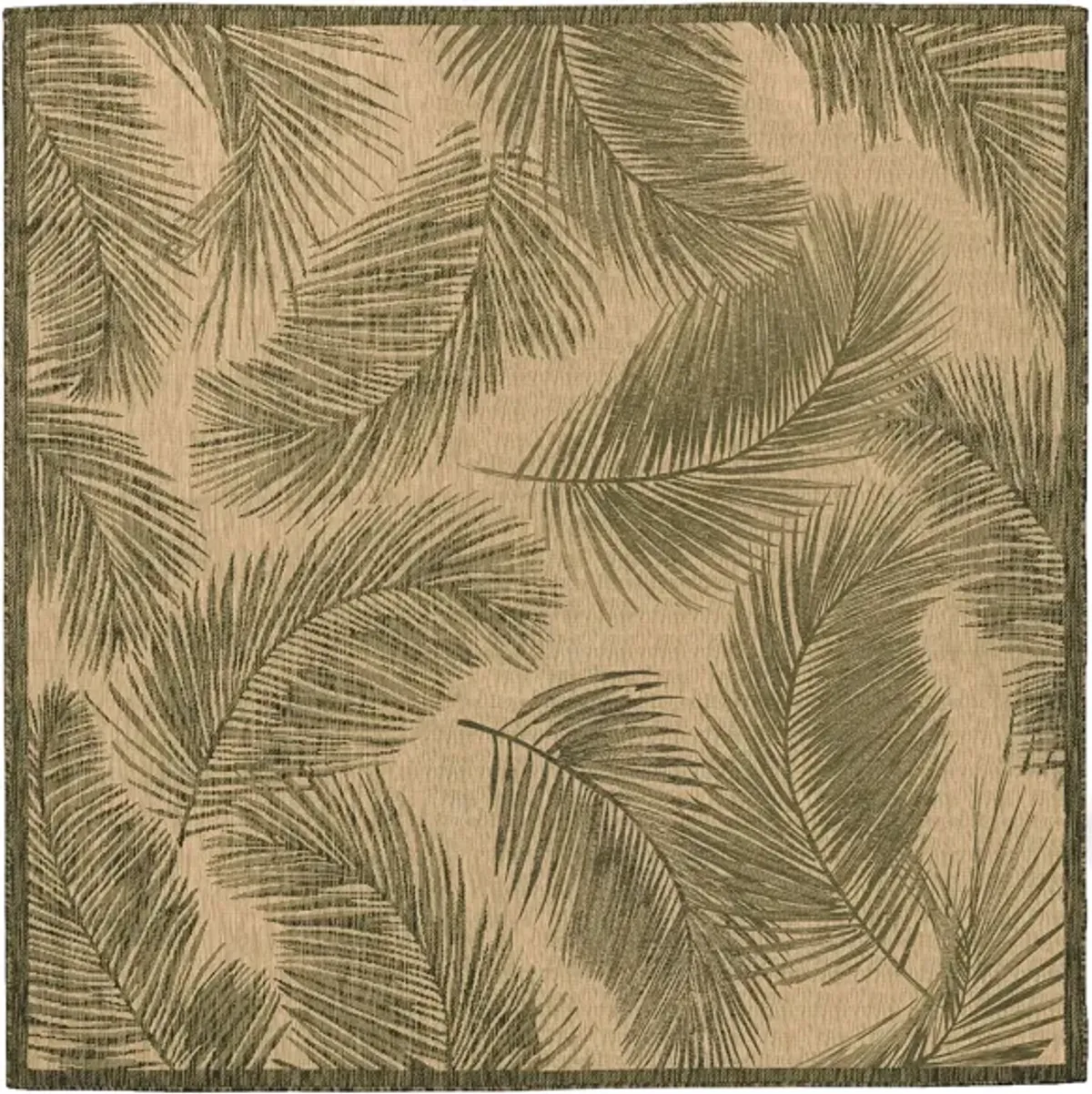 Carmel Fronds Rug in Green by Trans-Ocean Import Co Inc