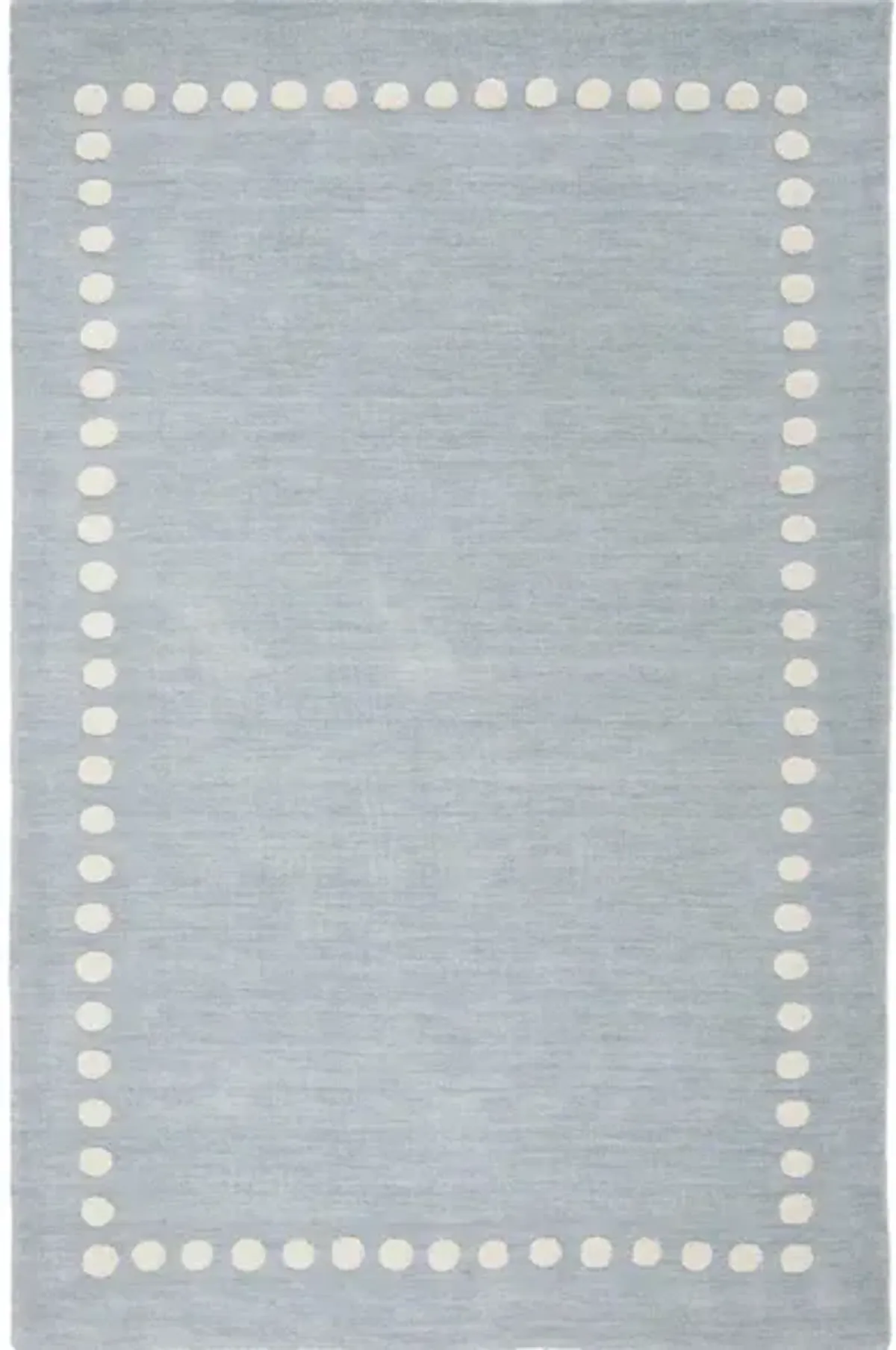 Finnian Kid's Area Rug in Blue & Ivory by Safavieh