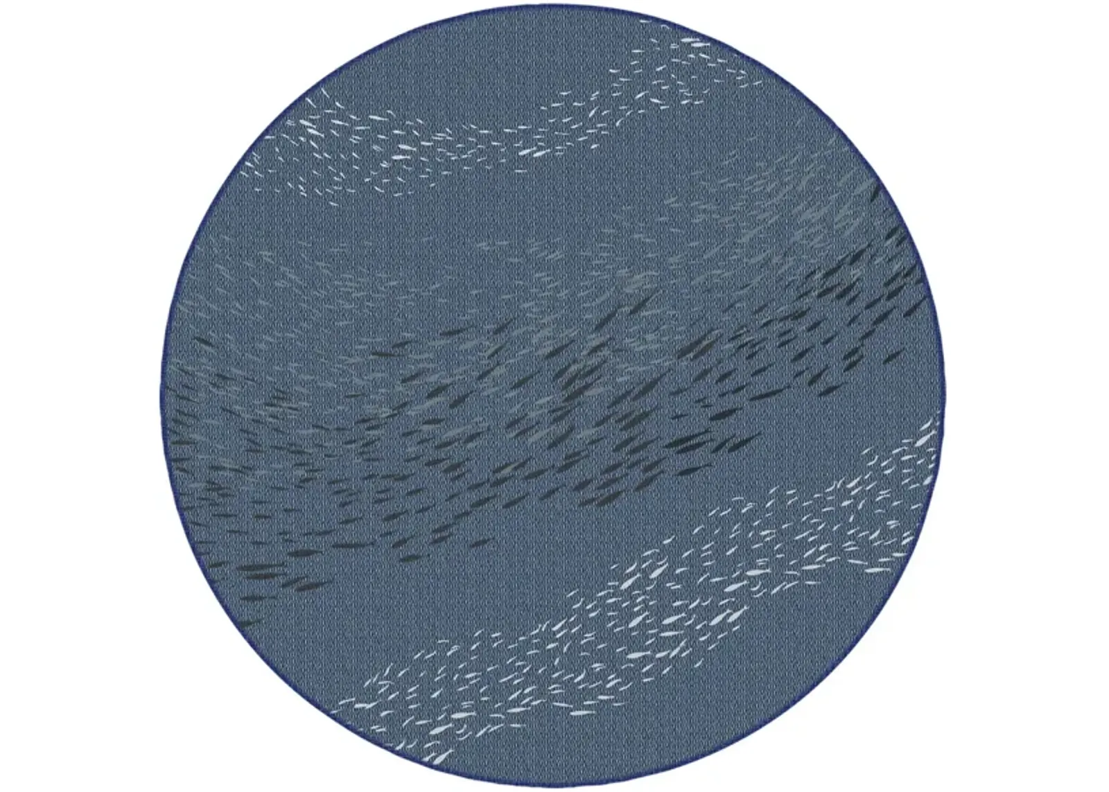 Carmel School Of Fish Rug in Navy by Trans-Ocean Import Co Inc