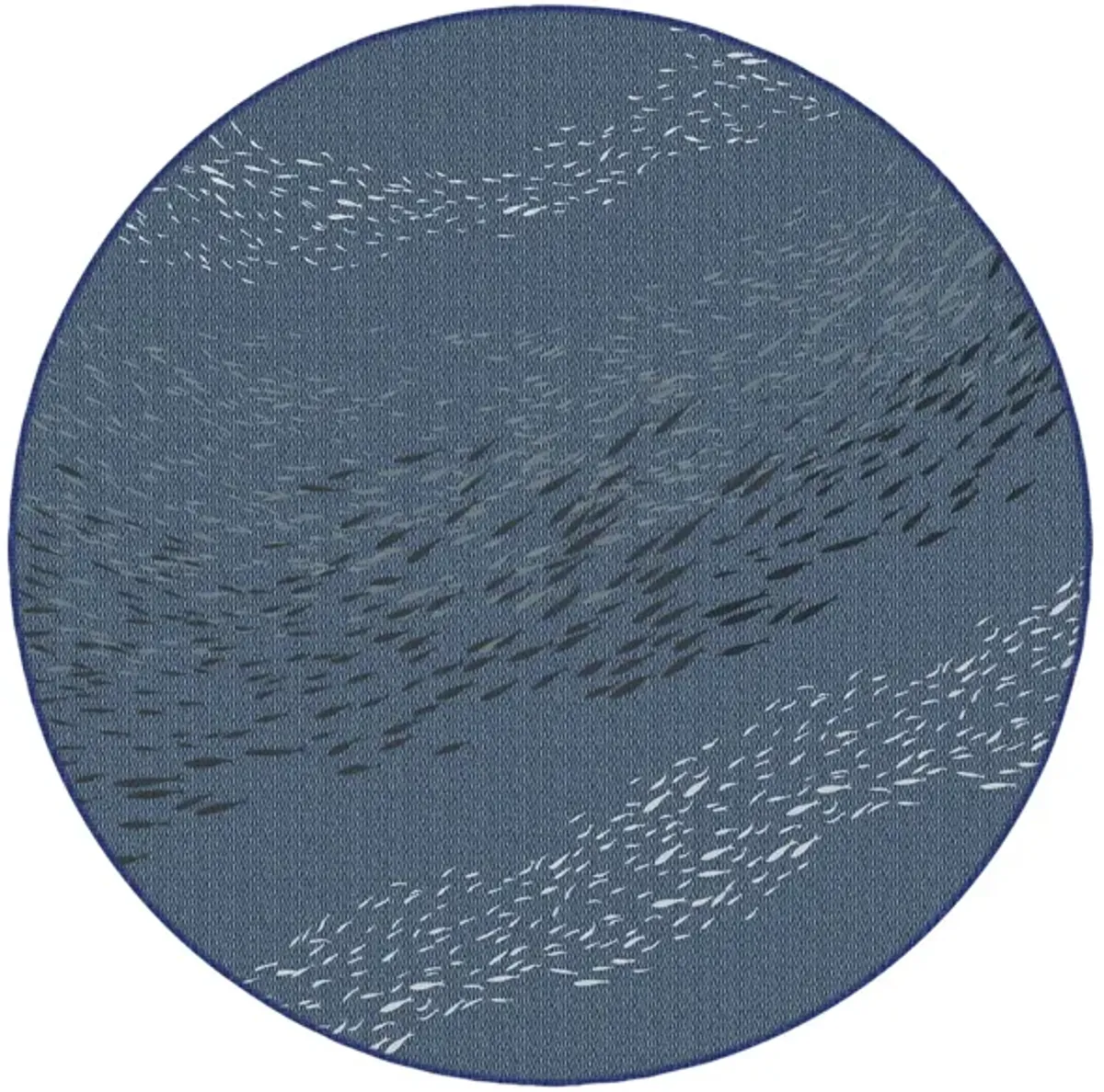 Carmel School Of Fish Rug in Navy by Trans-Ocean Import Co Inc