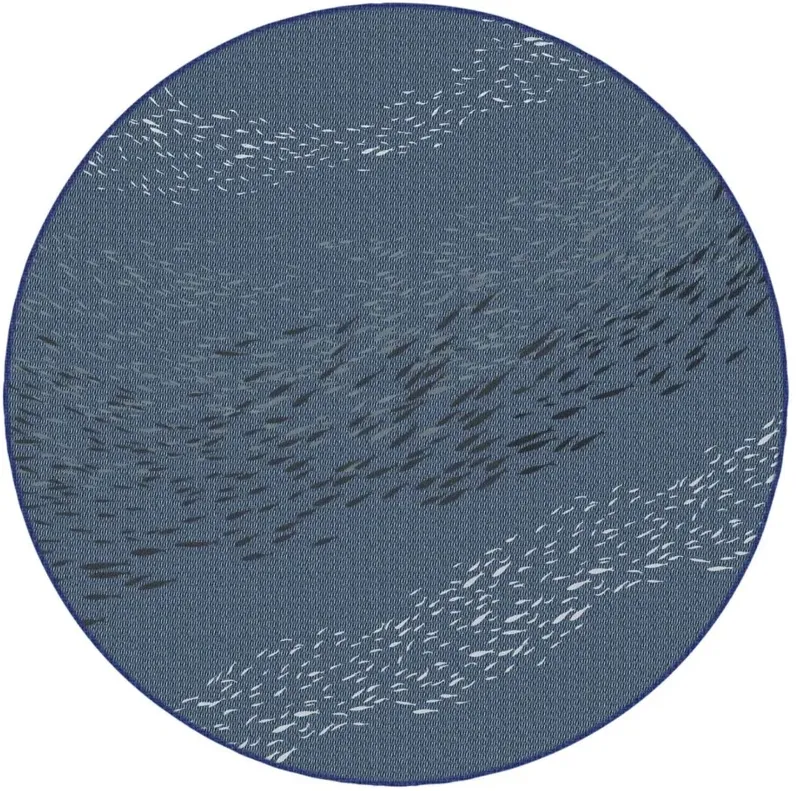 Carmel School Of Fish Rug in Navy by Trans-Ocean Import Co Inc