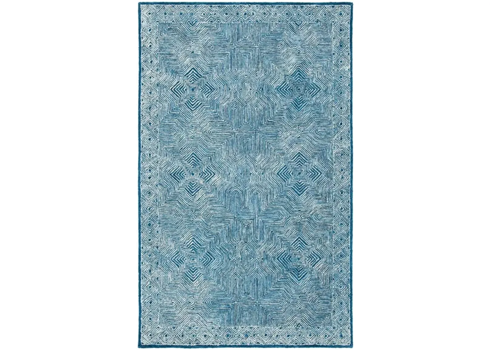 Schneeweiss Area Rug in Navy by Safavieh