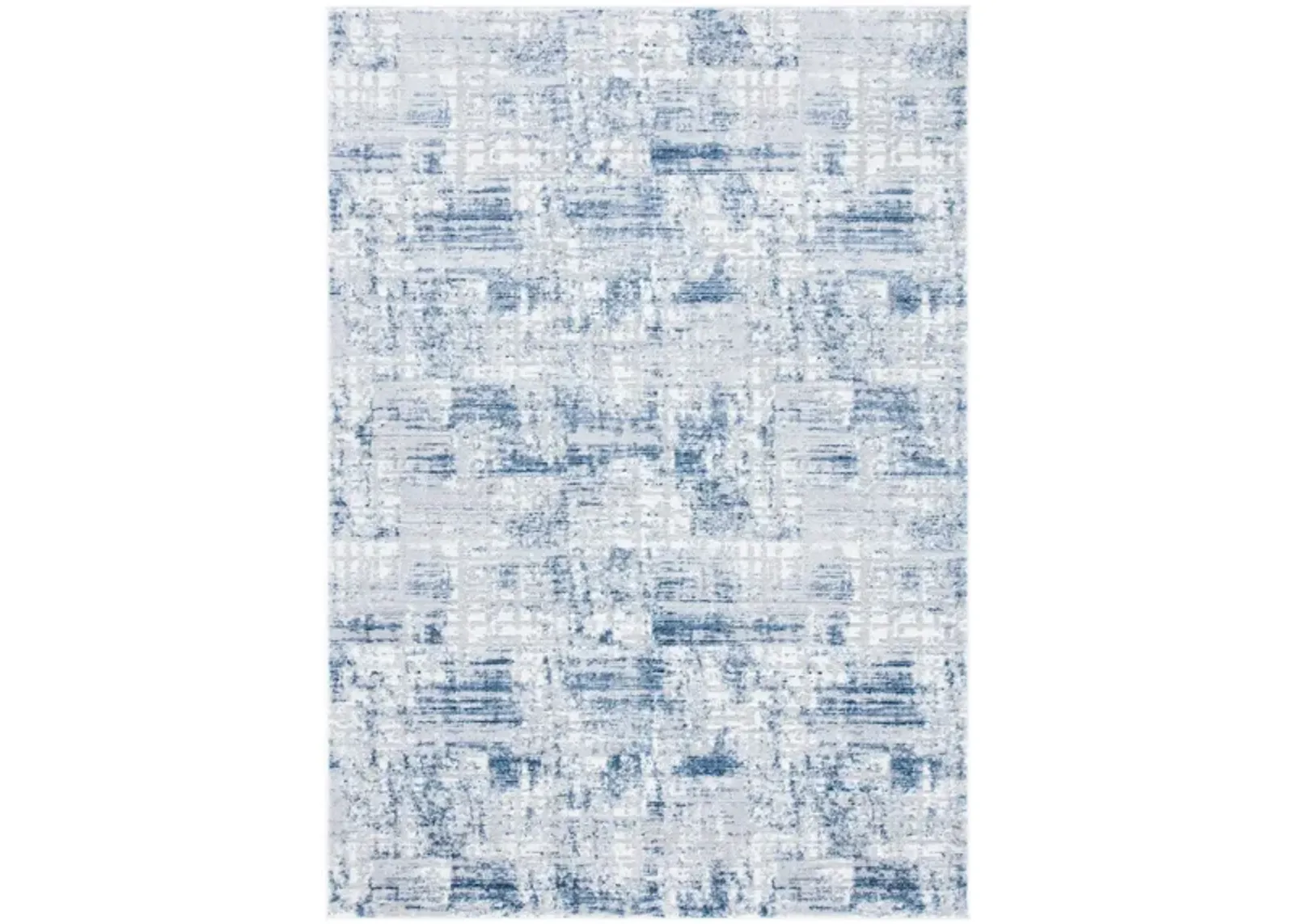 Amelia Area Rug in Navy / Light Gray by Safavieh