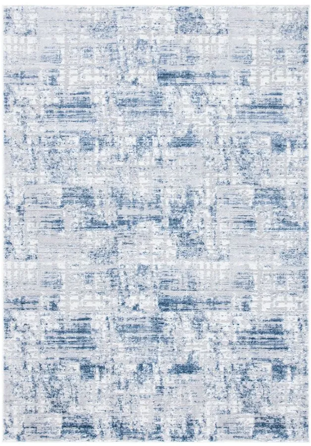 Amelia Area Rug in Navy / Light Gray by Safavieh