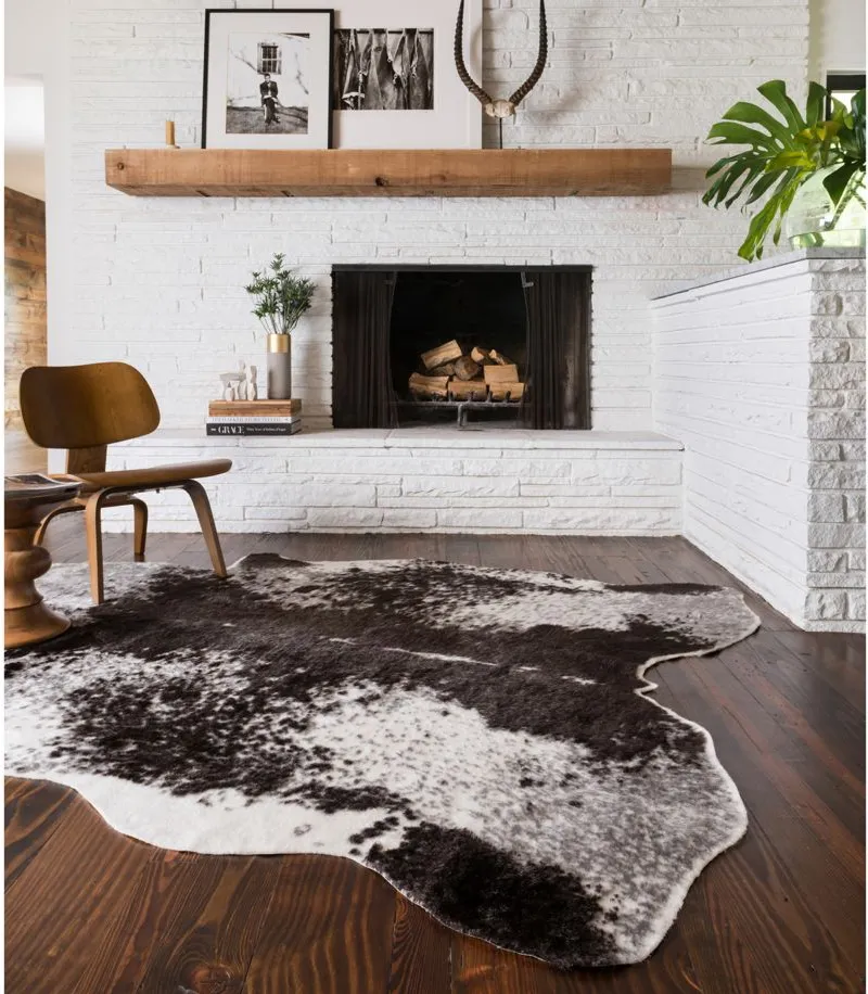 Grand Canyon Accent Rug in Ivory/Charcoal by Loloi Rugs