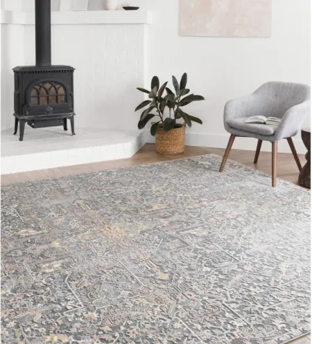 Lucia Accent Rug in Charcoal/Multi by Loloi Rugs