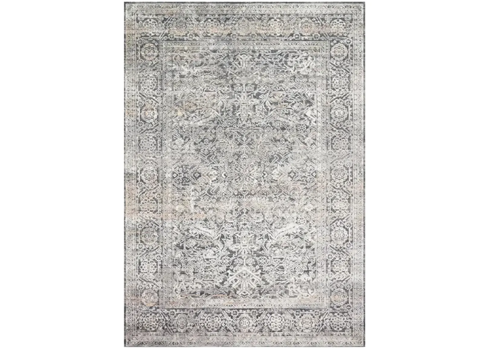 Lucia Area Rug in Steel/Ivory by Loloi Rugs