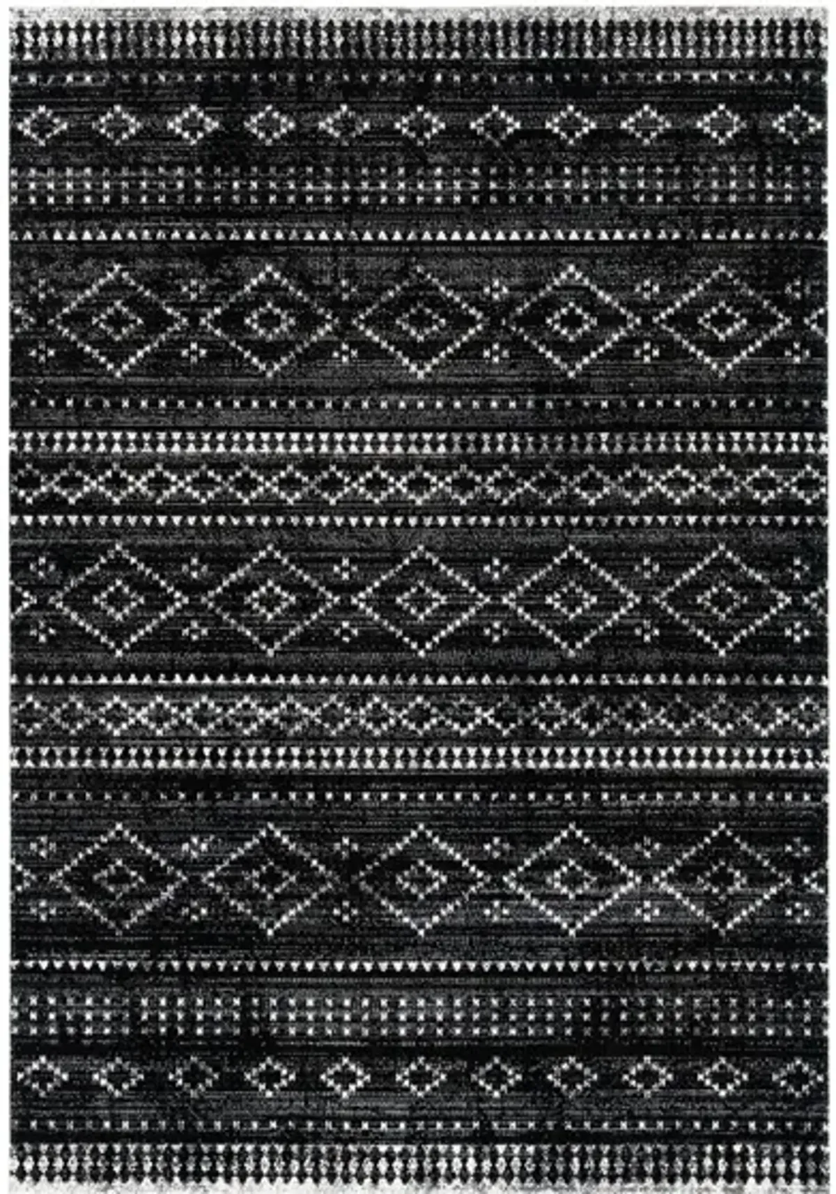 Montage III Area Rug in Gray & Black by Safavieh