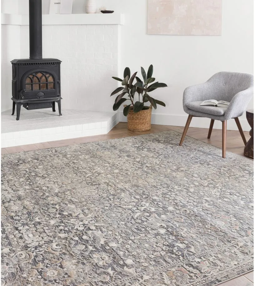 Lucia Accent Rug in Grey/Mist by Loloi Rugs