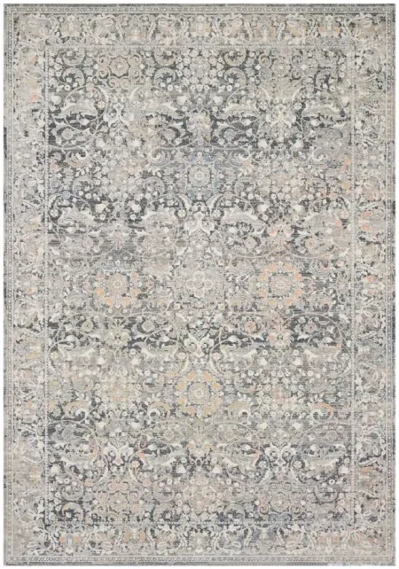 Lucia Runner Rug in Grey/Mist by Loloi Rugs