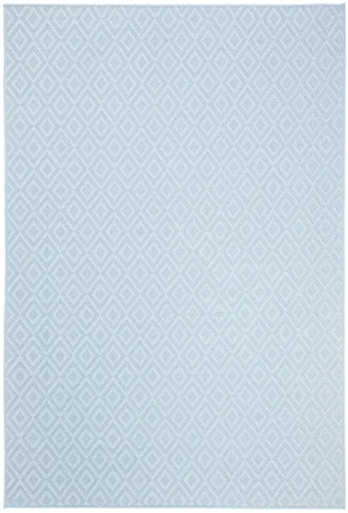 Bermuda Tight Diamond Indoor/Outdoor Area Rug in Light Blue & Cream by Safavieh