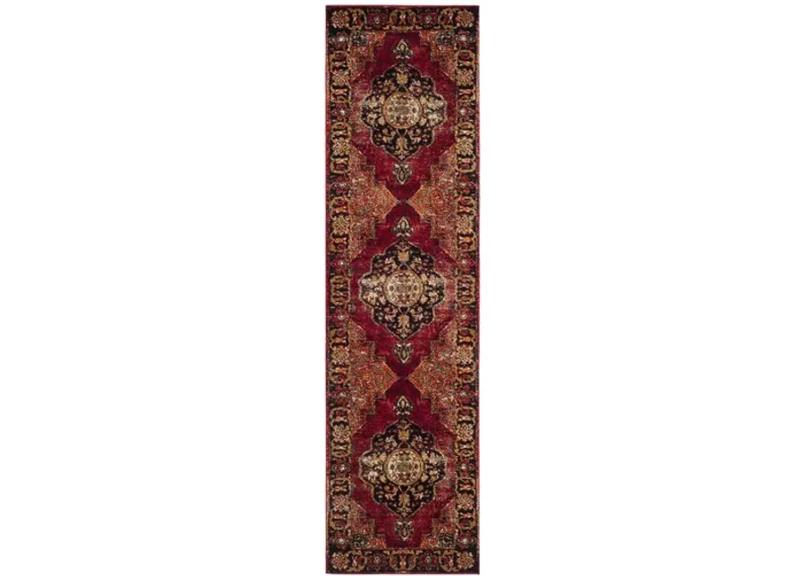 Vintage Hamadan I Area Rug in Red by Safavieh