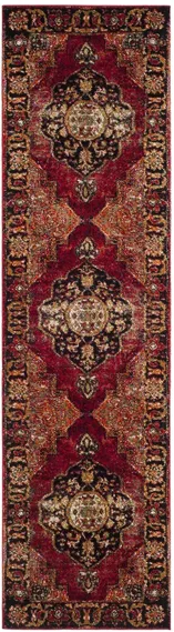 Vintage Hamadan I Area Rug in Red by Safavieh