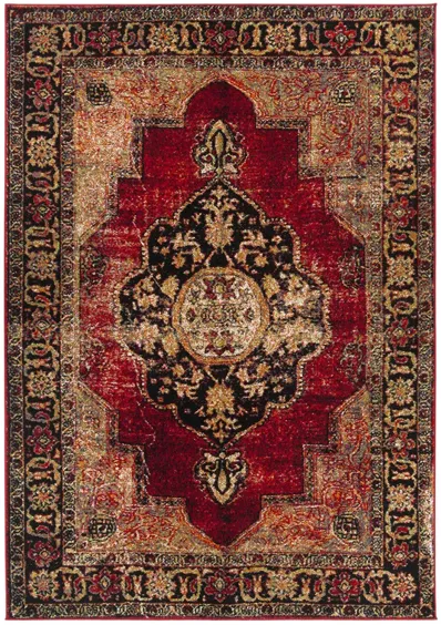 Vintage Hamadan I Area Rug in Red by Safavieh