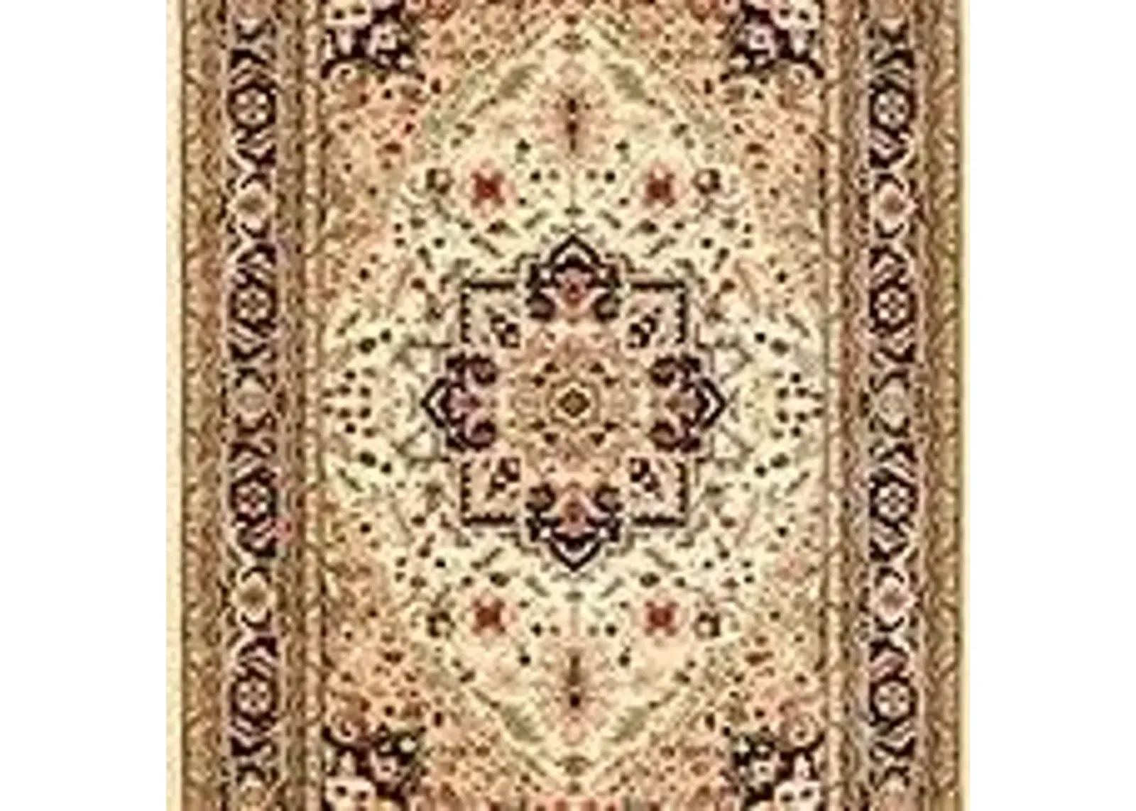 Mercia Area Rug in Beige / Black by Safavieh