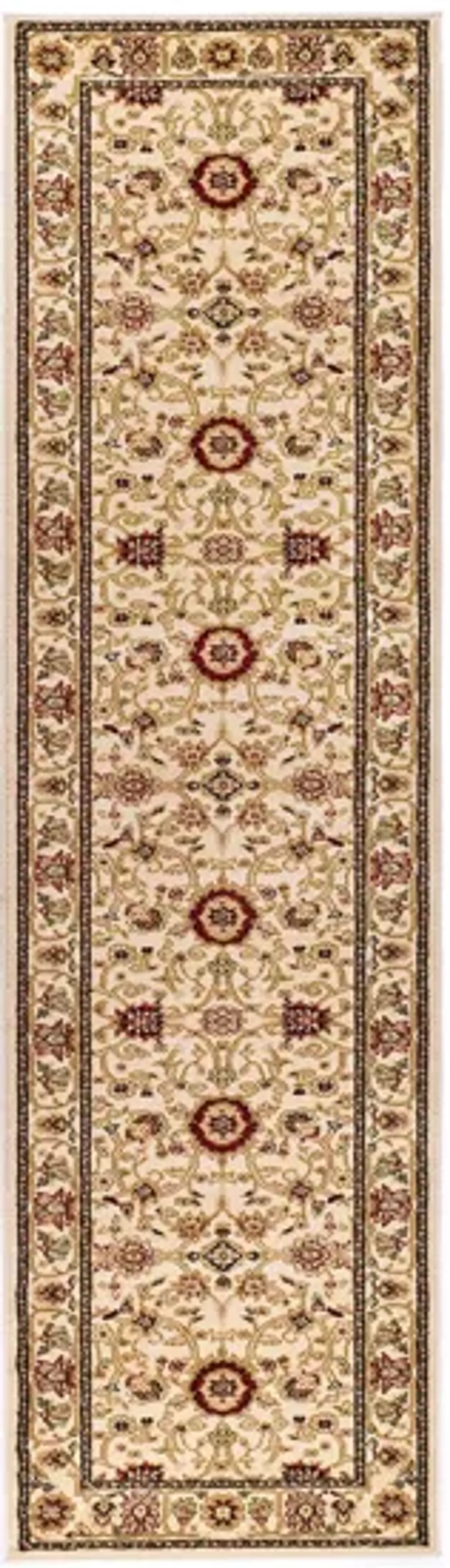 Lyndhurst Runner Rug in Ivory by Safavieh