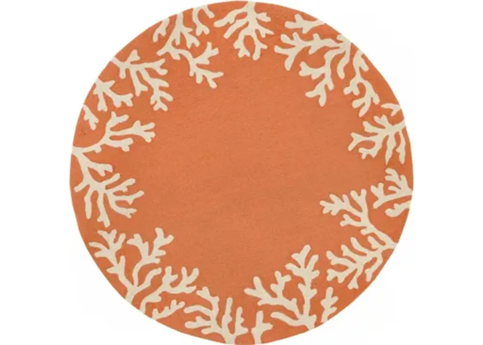 Coral Indoor/Outdoor Area Rug in Coral by Trans-Ocean Import Co Inc