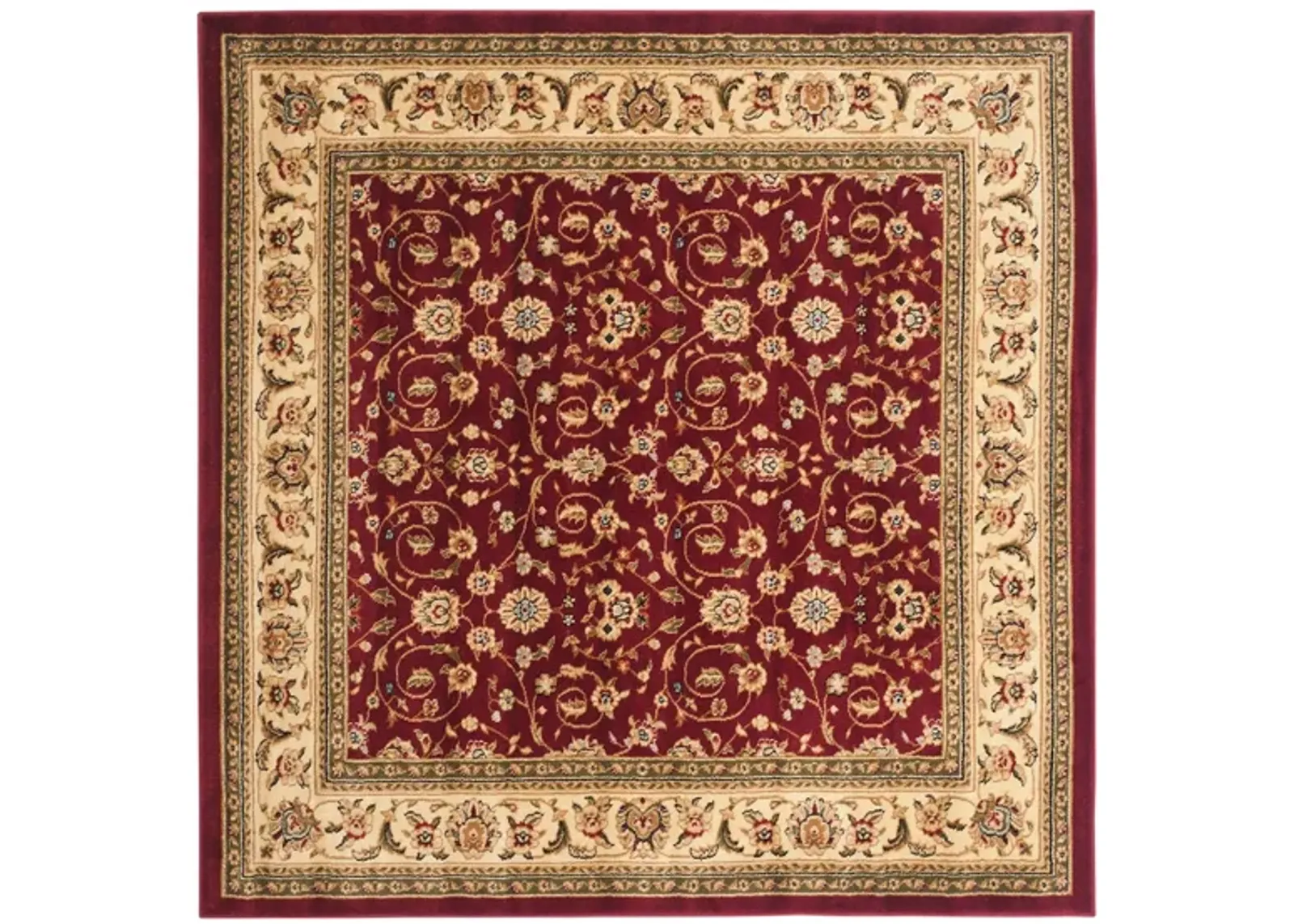 Wimbledon Area Rug in Red / Ivory by Safavieh