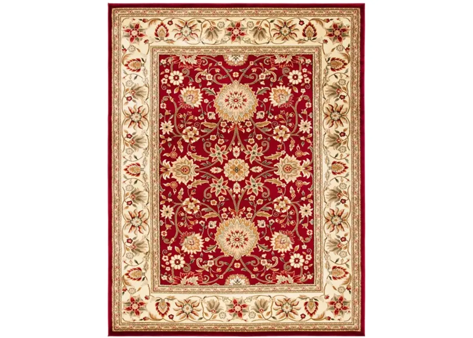 Lyndhurst Area Rug in Red / Ivory by Safavieh