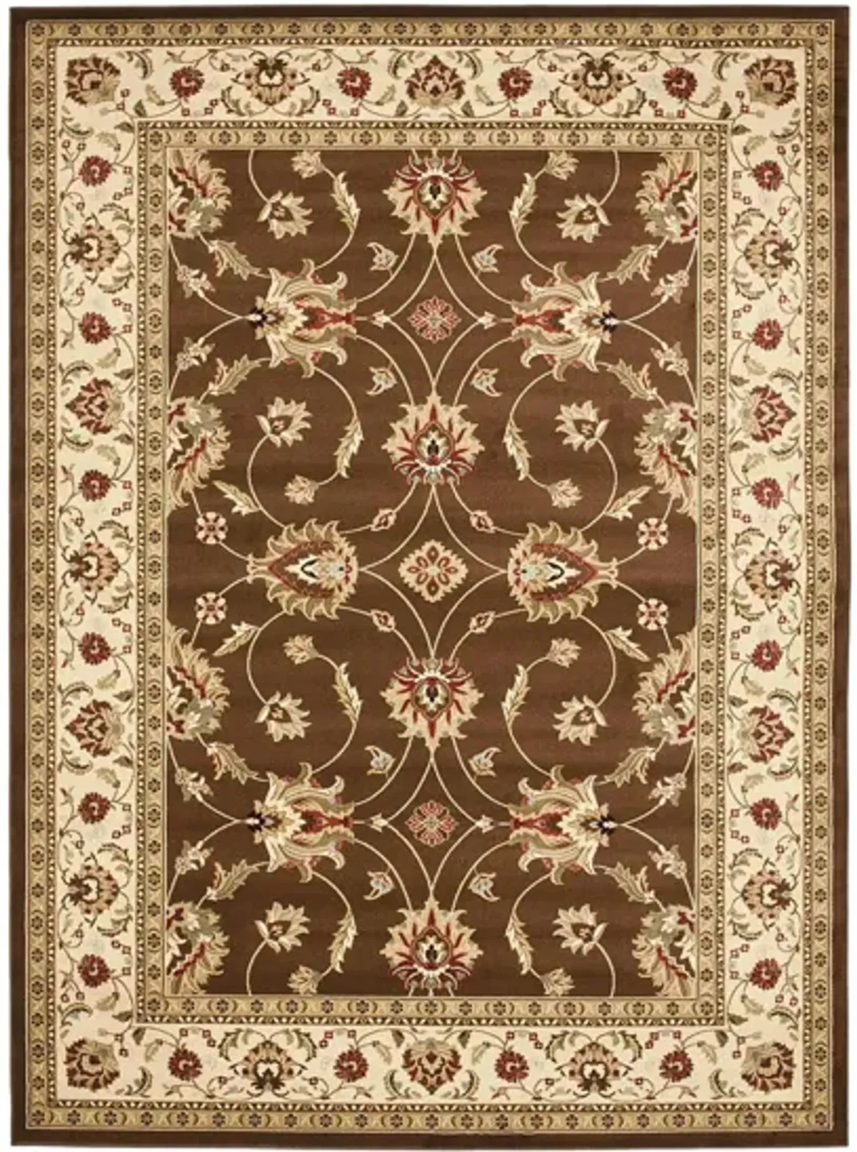 Severn Area Rug in Brown / Ivory by Safavieh