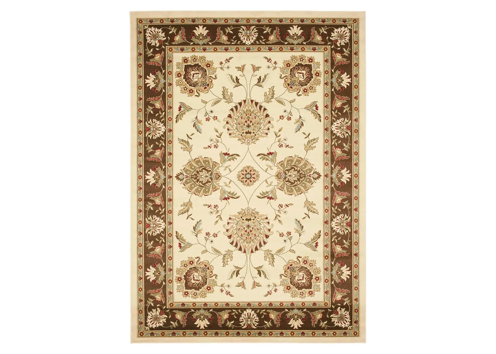 Mersey Area Rug in Ivory / Brown by Safavieh