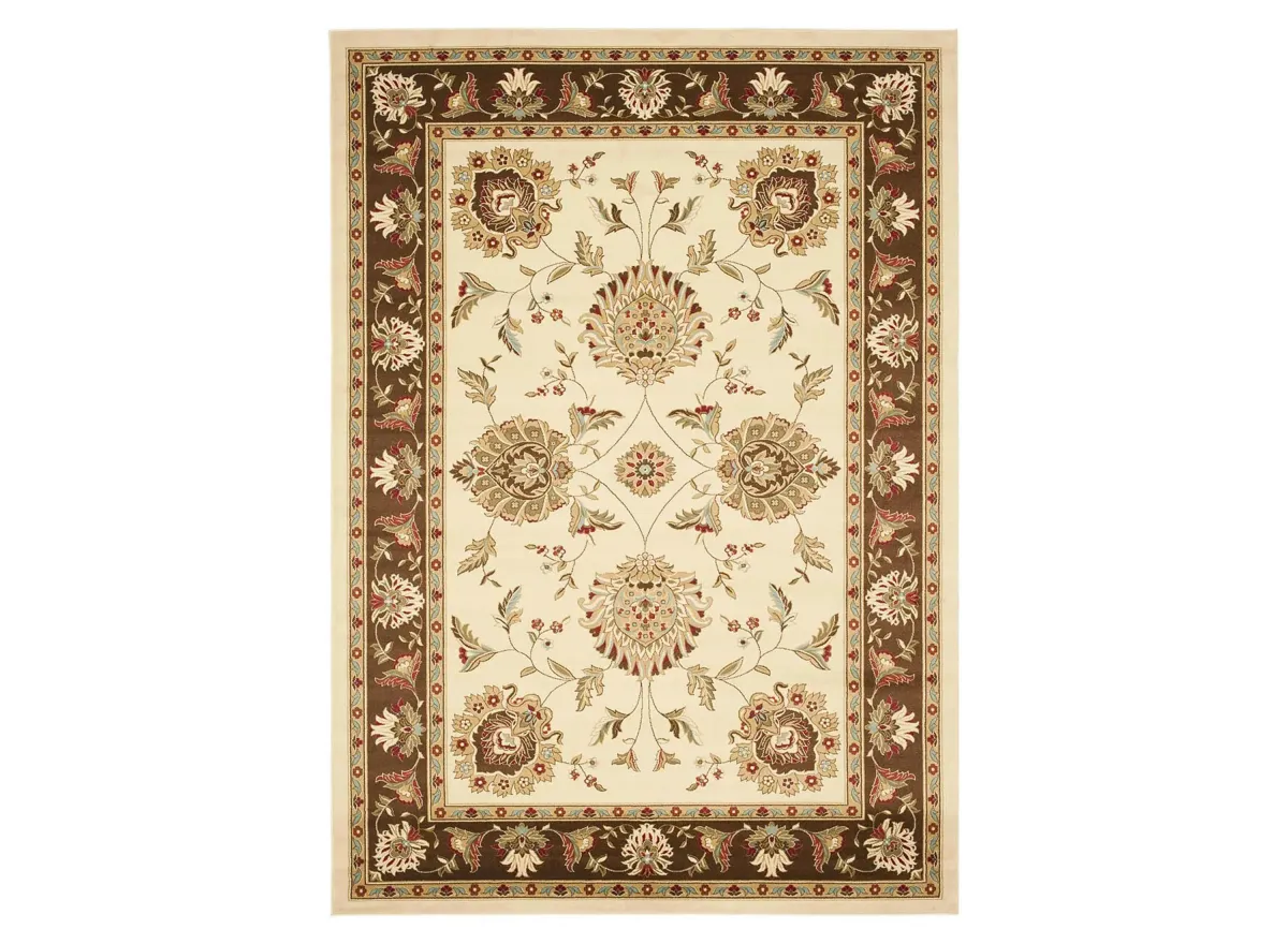 Mersey Area Rug in Ivory / Brown by Safavieh