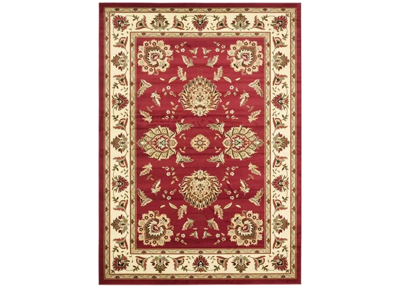 Mersey Area Rug in Red / Ivory by Safavieh