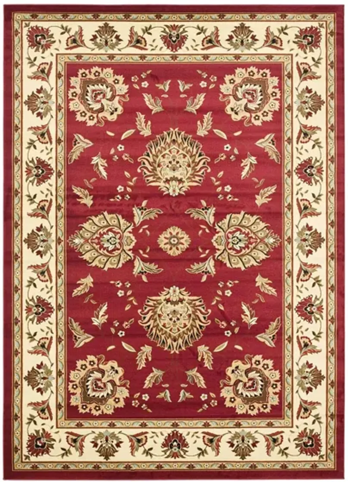 Mersey Area Rug in Red / Ivory by Safavieh