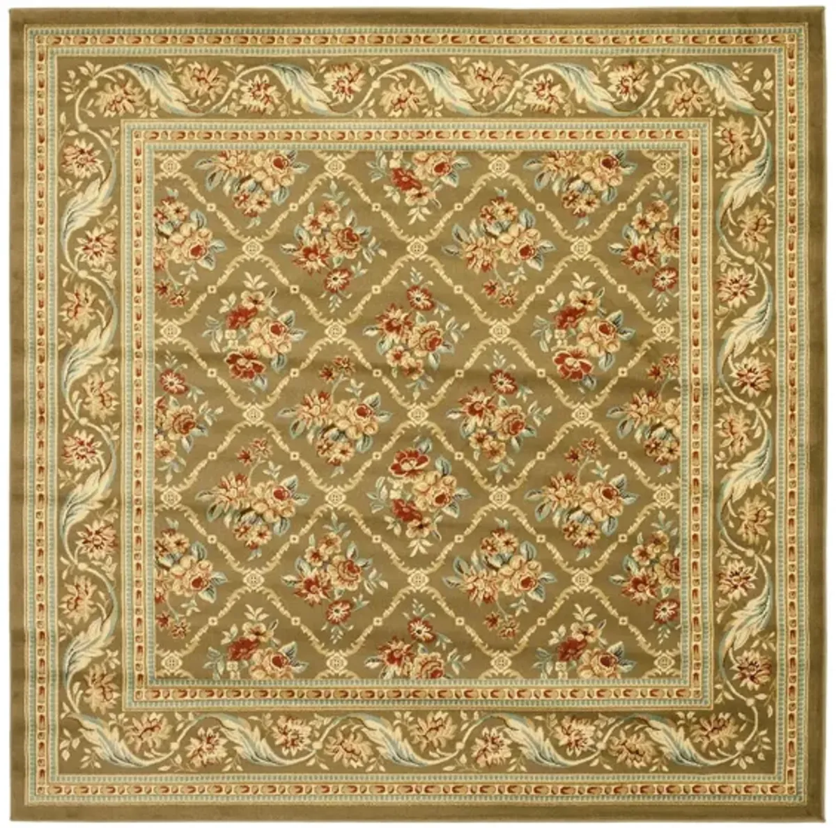 Crown Point Area Rug in Green by Safavieh