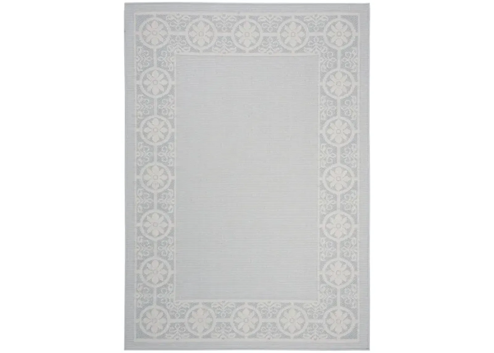 Bermuda St. David Indoor/Outdoor Area Rug in Light Blue & Ivory by Safavieh