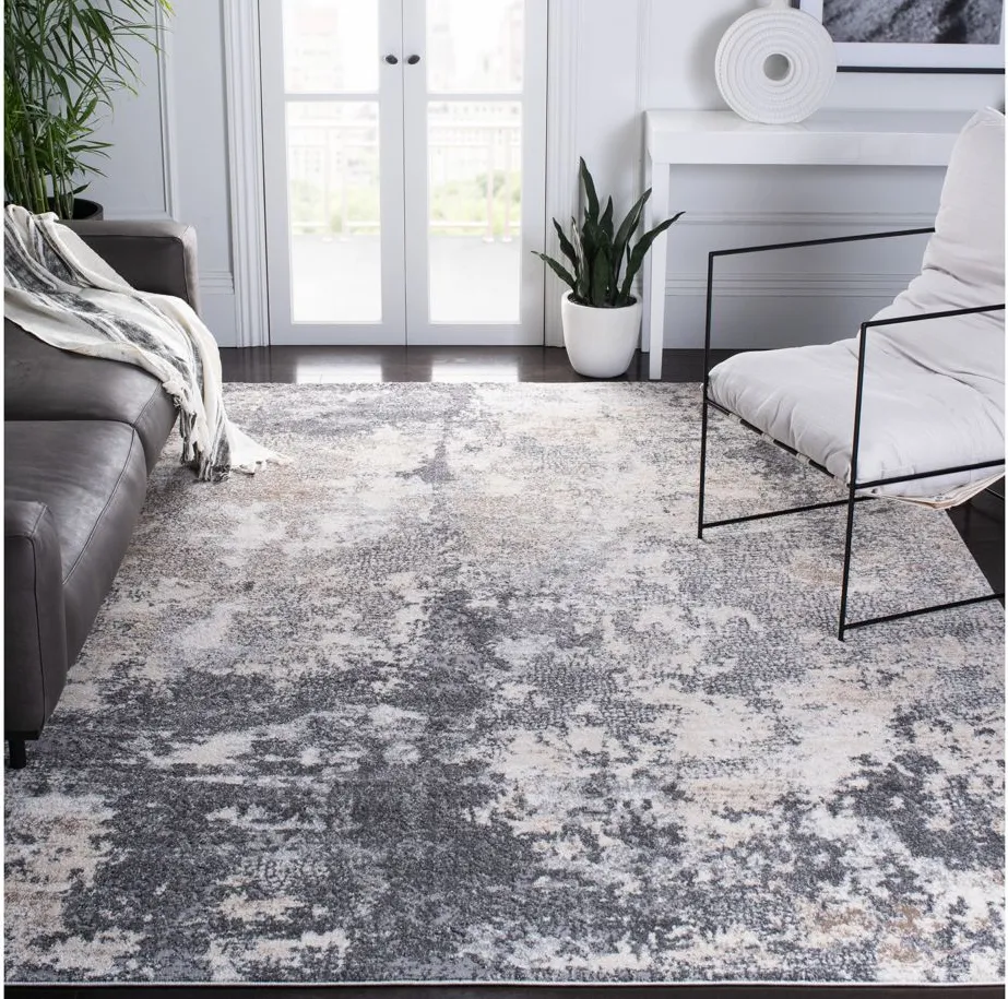 Iommi Area Rug in Gray by Safavieh