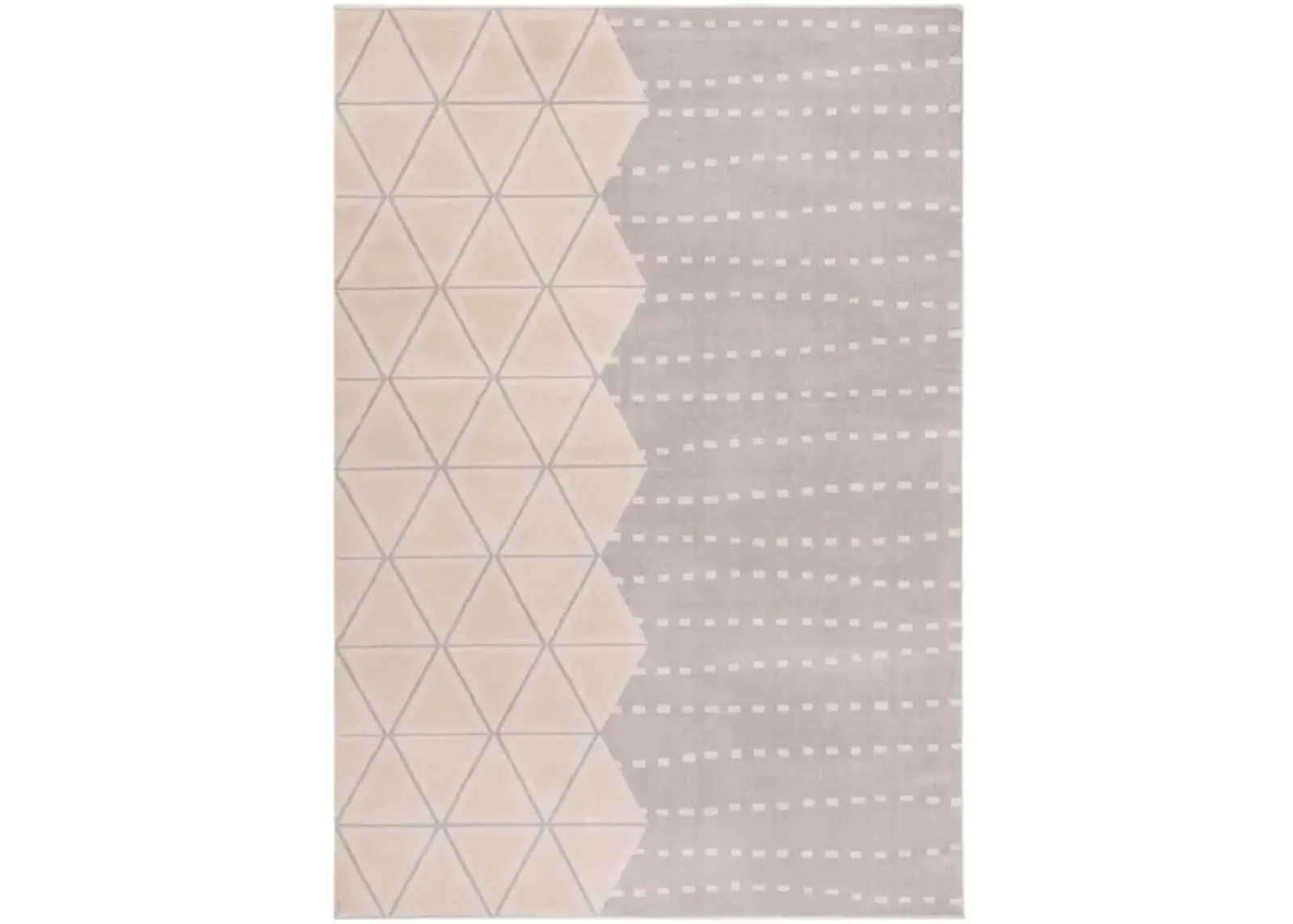 Omnette Area Rug in Gray/Ivory by Safavieh