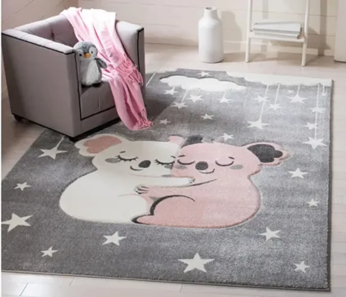 Carousel Koala Kids Area Rug