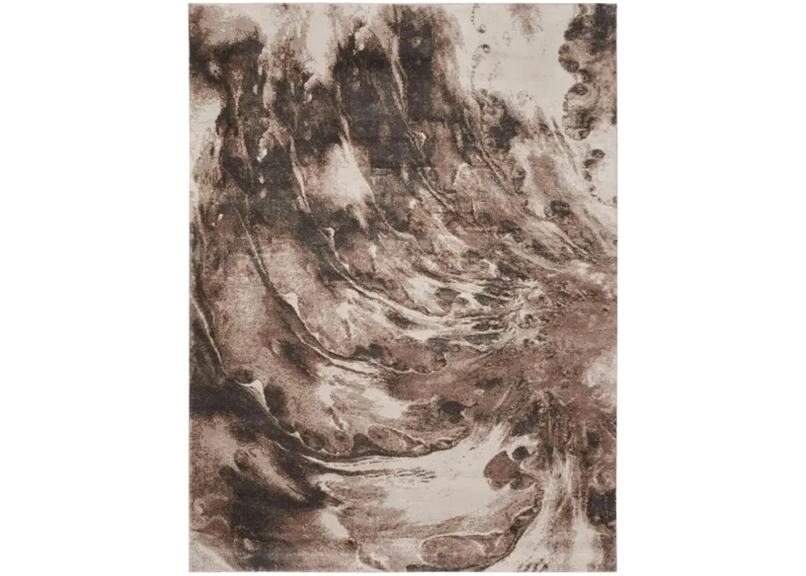 Neptune Area Rug in Iv/Mocha by Nourison