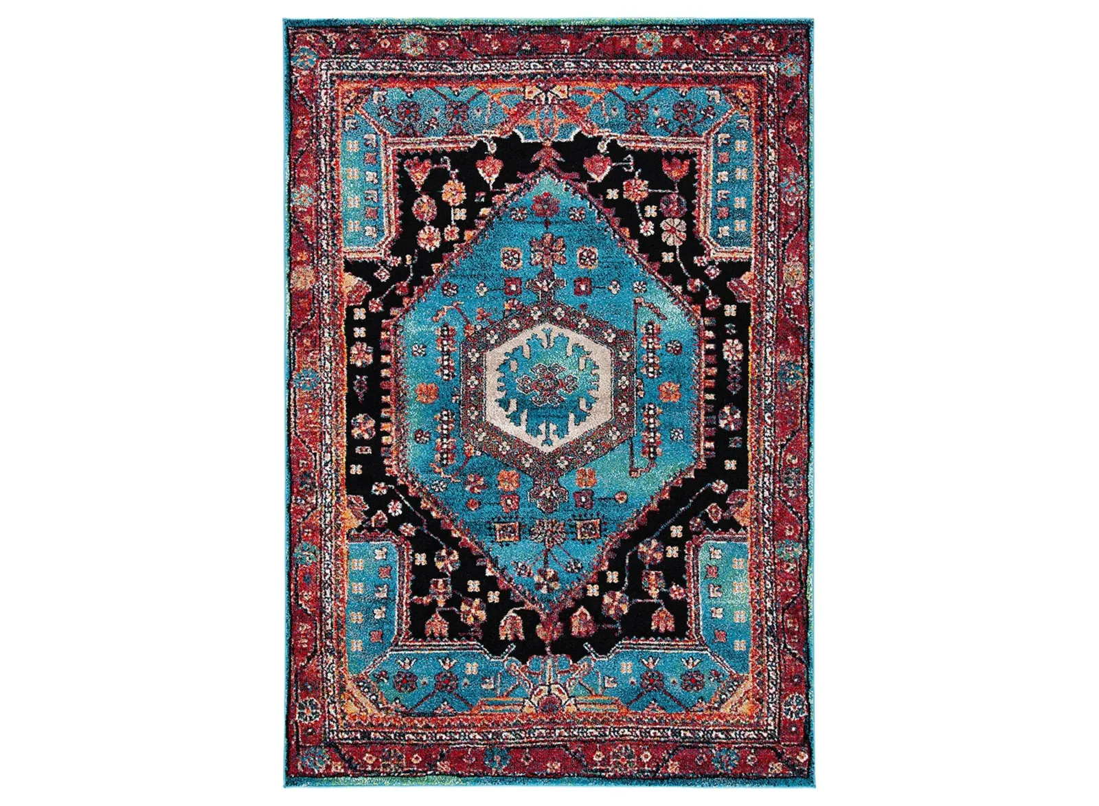 Hamadan Turquoise Area Rug