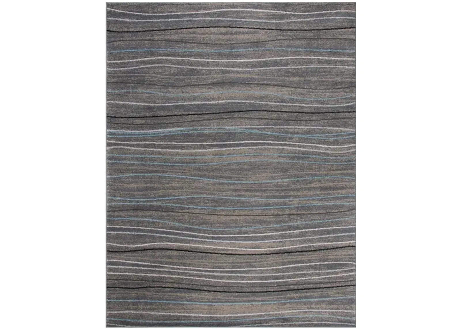 North Sea Silver Area Rug in Silver / Beige by Safavieh