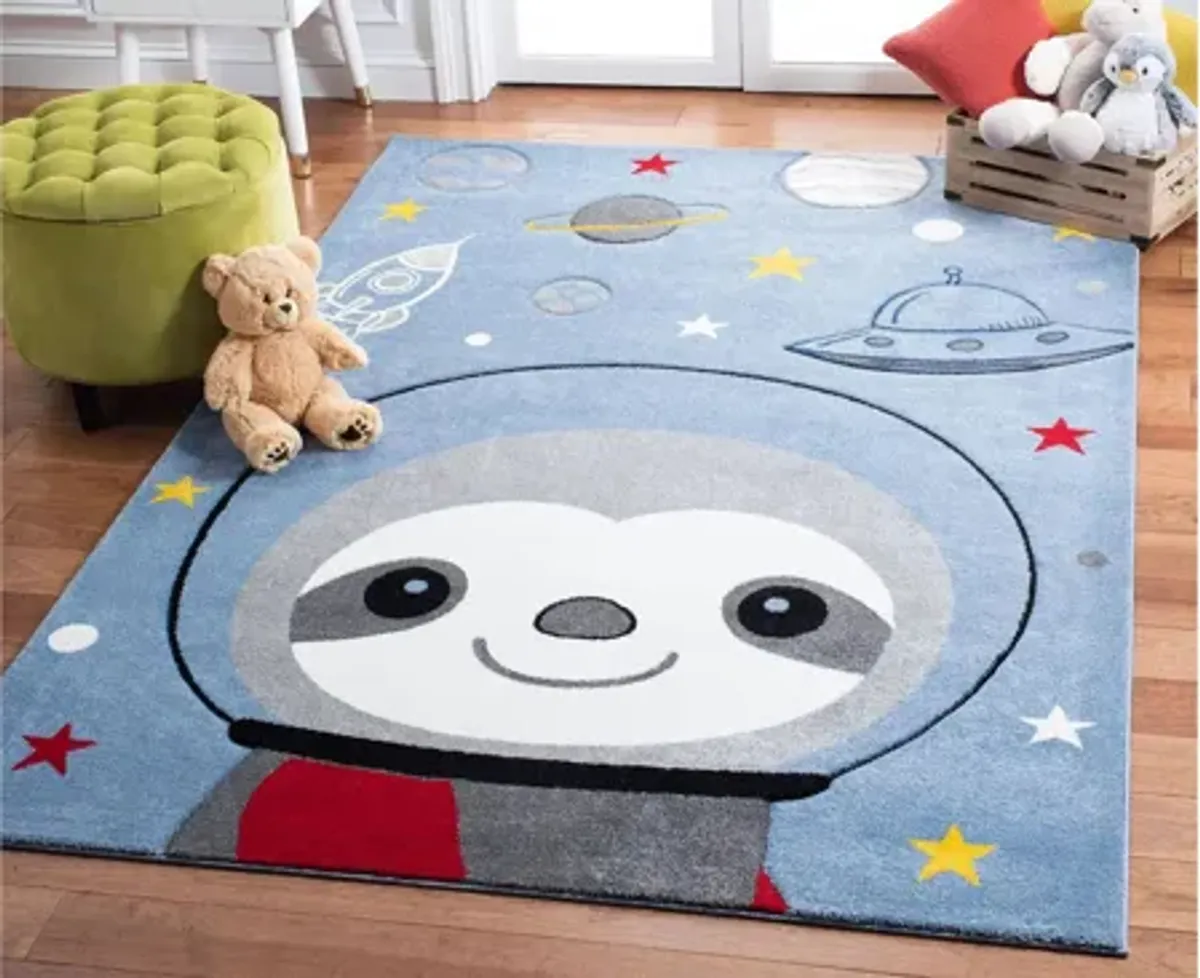 Carousel Sloth Kids Area Rug